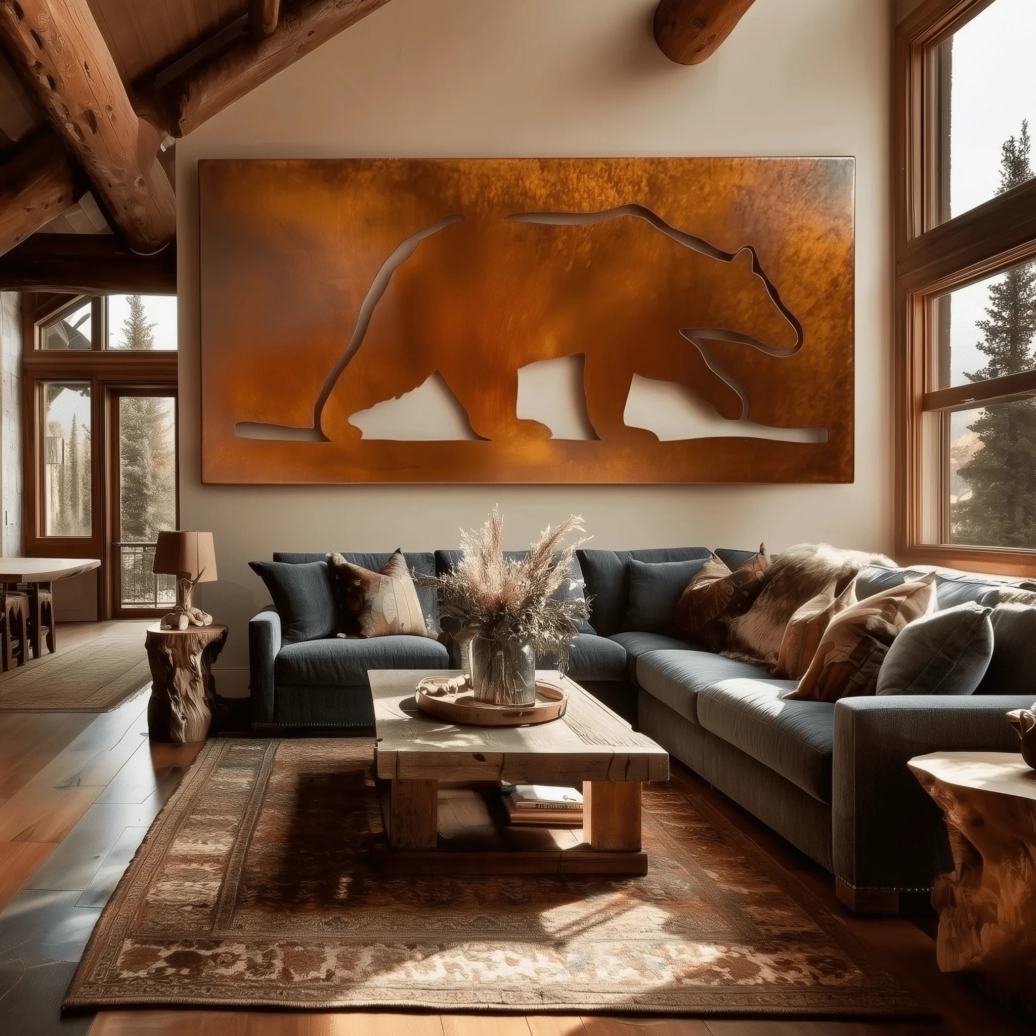The Bear - Metal Wall Art - Oxide - Image 3