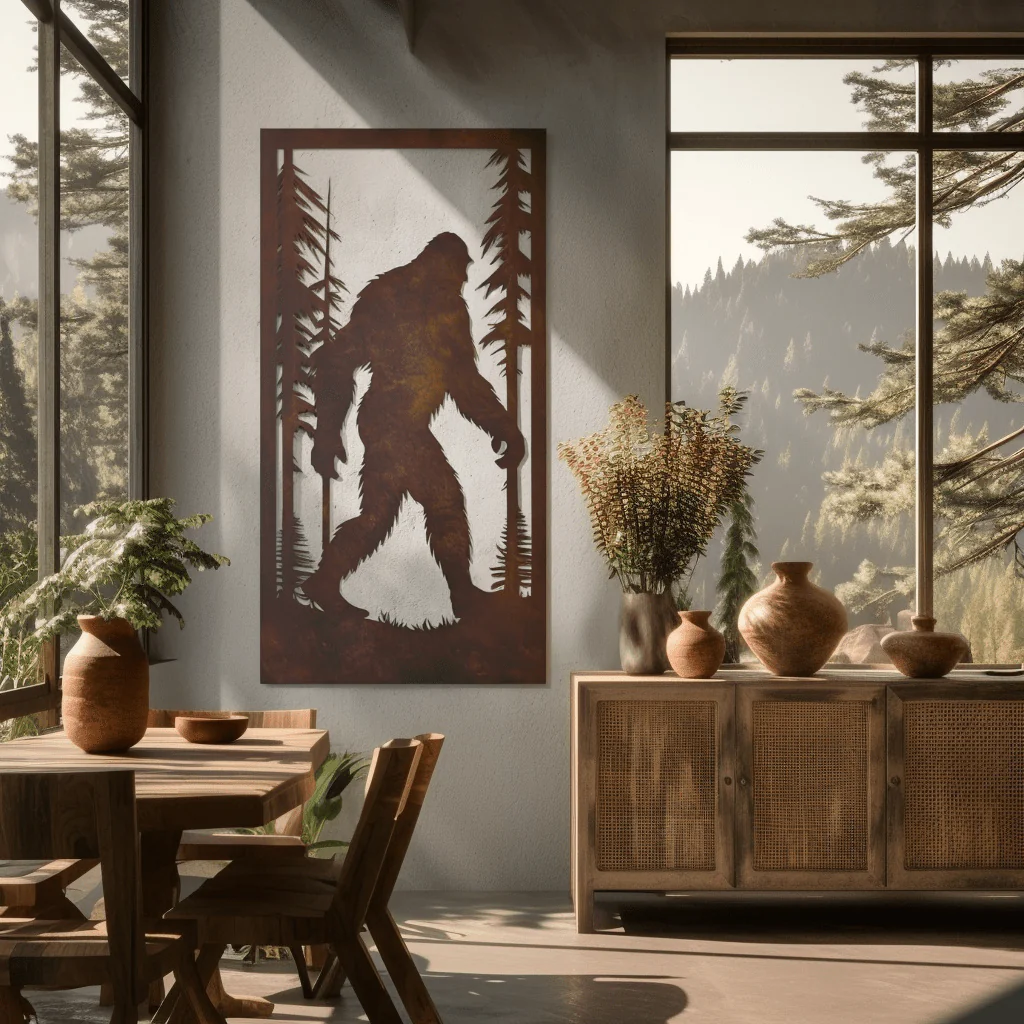 The Bigfoot - Metal Wall Art - Umber - Image 3