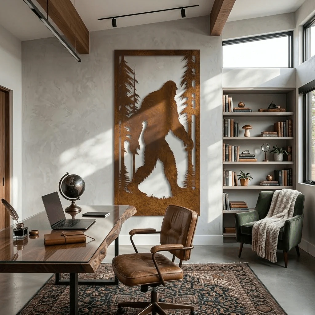 The Bigfoot - Metal Wall Art - Oxide