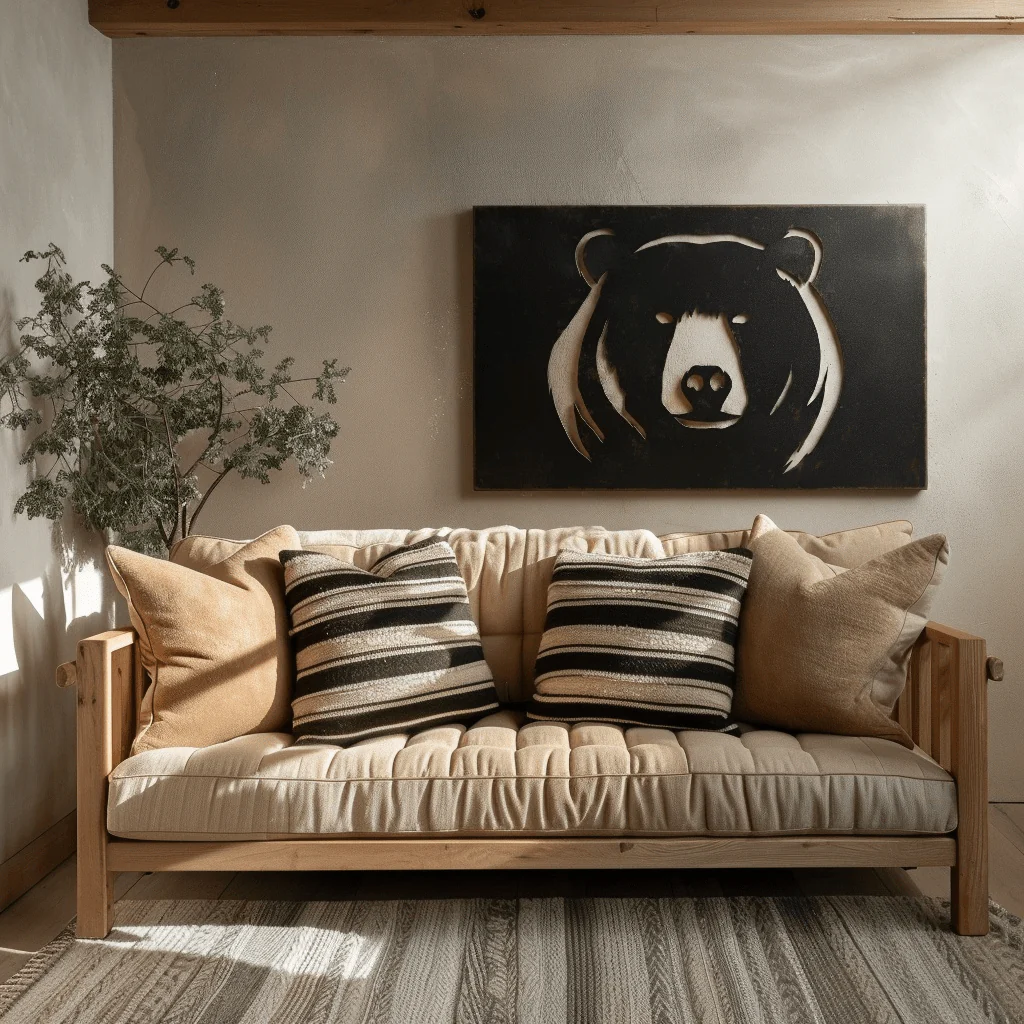 The Black Bear - Metal Wall Art - Forge - Image 3