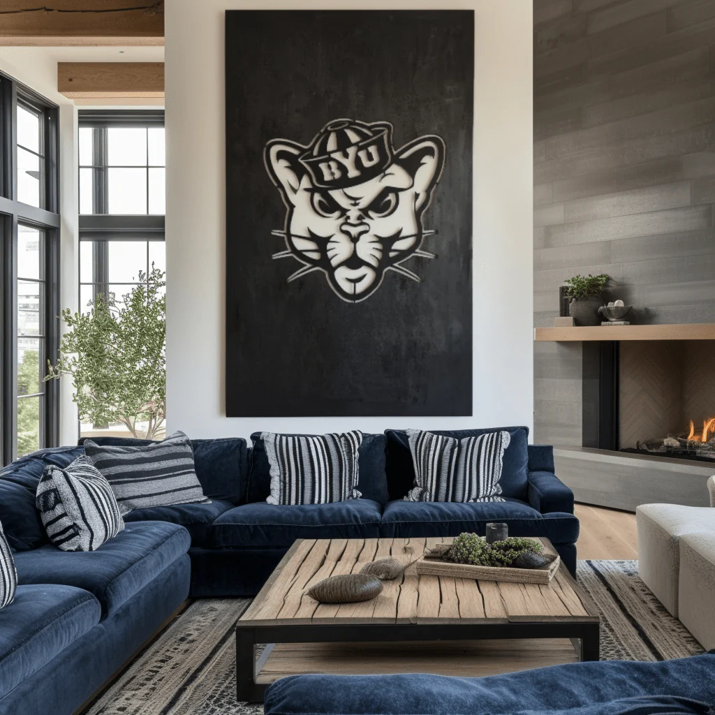 The BYU Cat - Wall Art - Portrait - Forge - Image 3