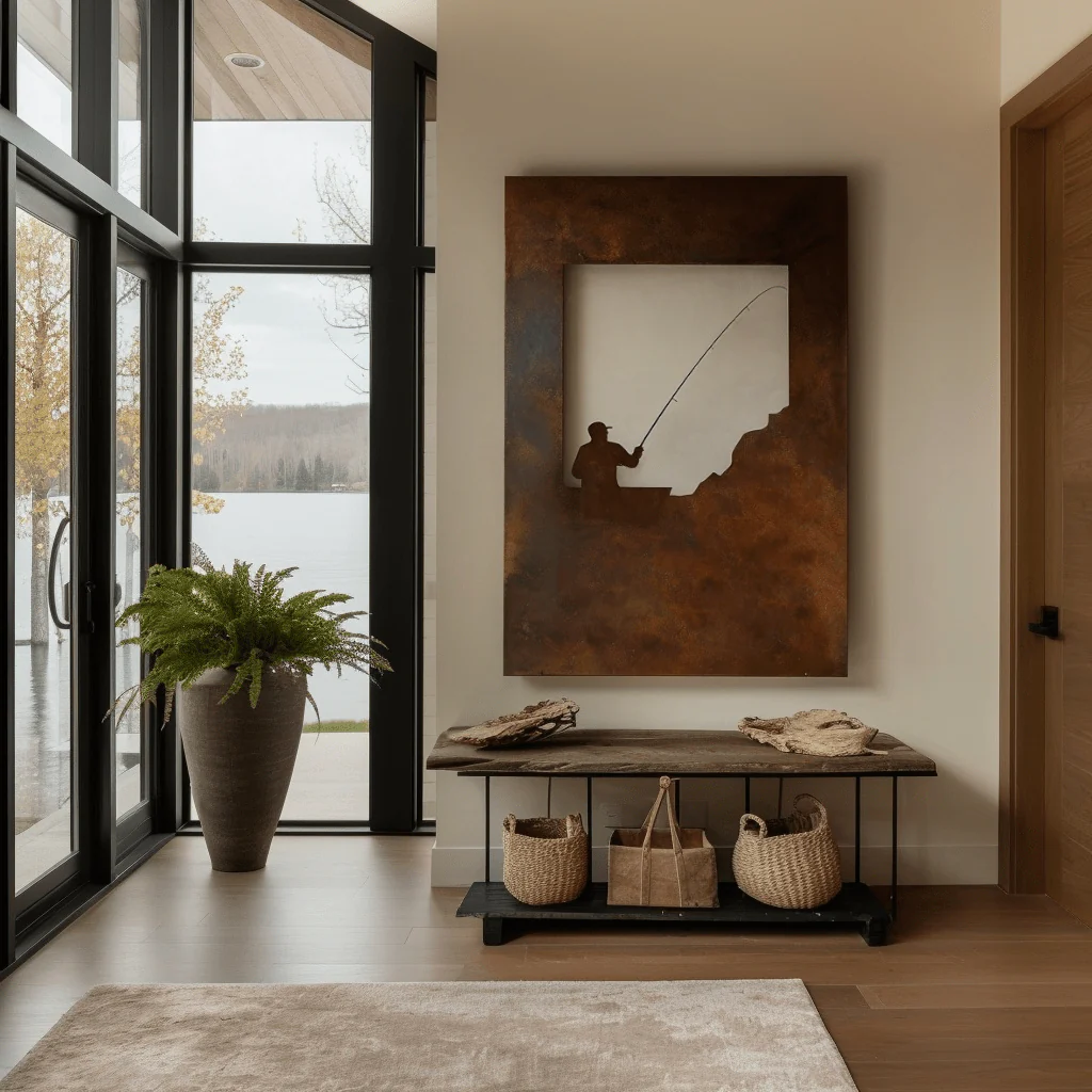 The Castaway - Metal Wall Art - Umber - Image 3