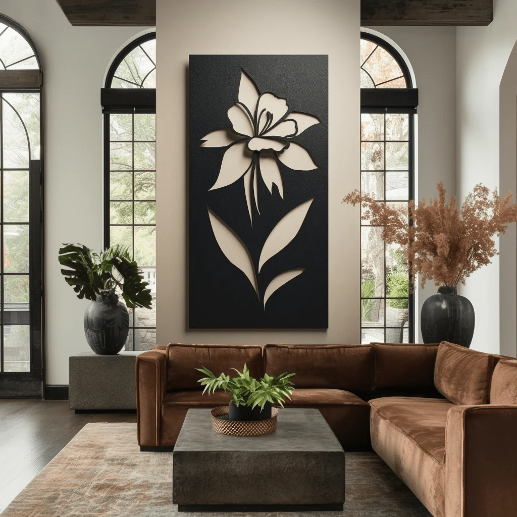 The Colorado Rocky Mountain Columbine - Metal Wall Art - Forge - Image 3