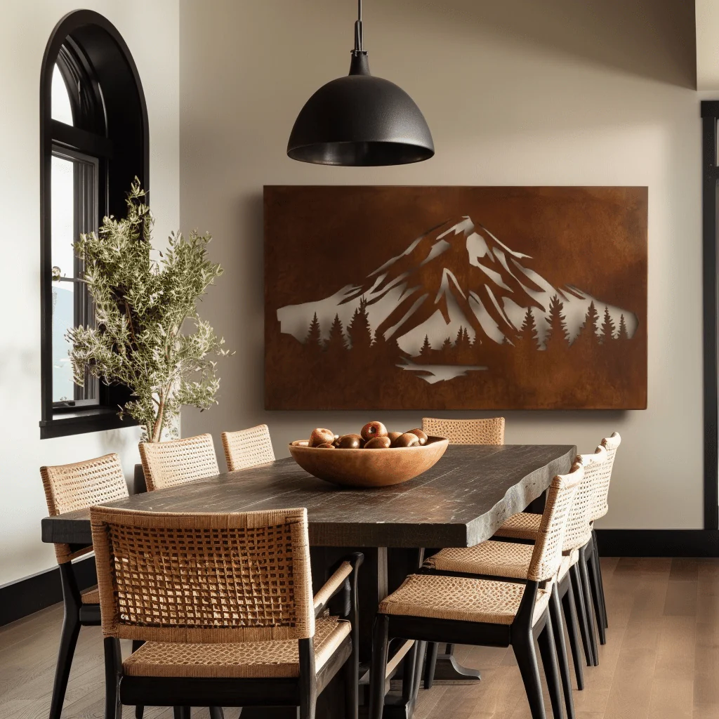The Denali - Metal Wall Art - Oxide - Image 2