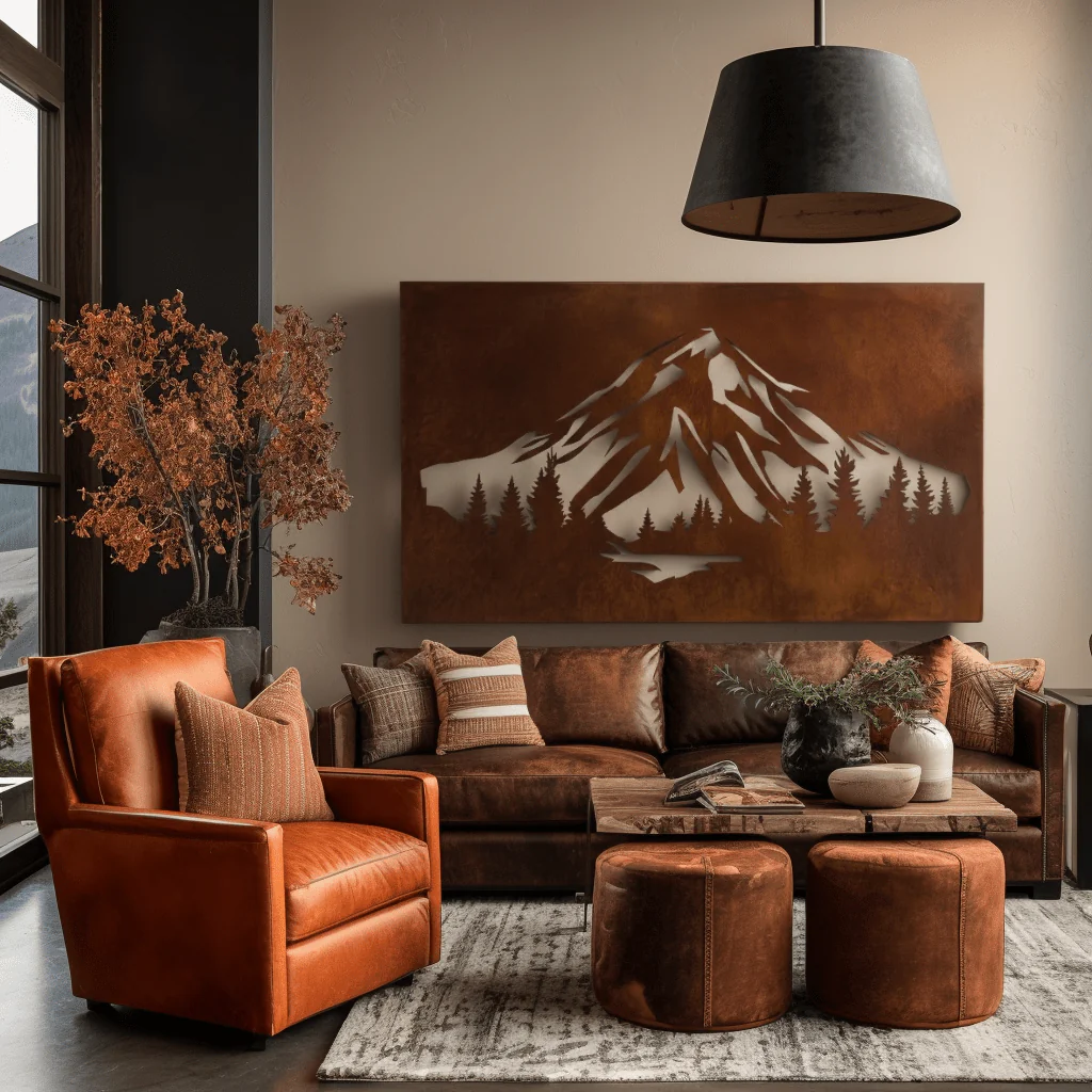 The Denali - Metal Wall Art - Oxide - Image 3