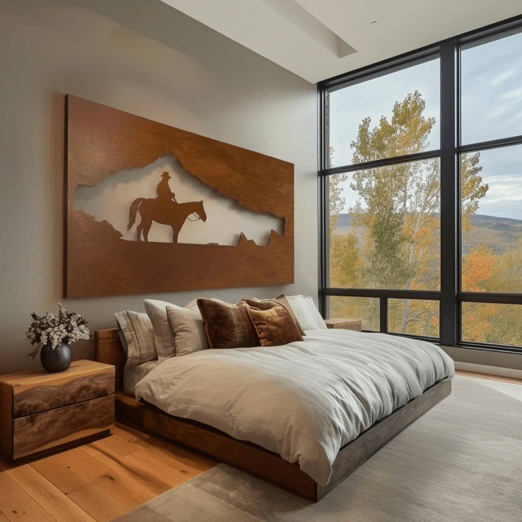 The Divide - Metal Wall Art - Oxide