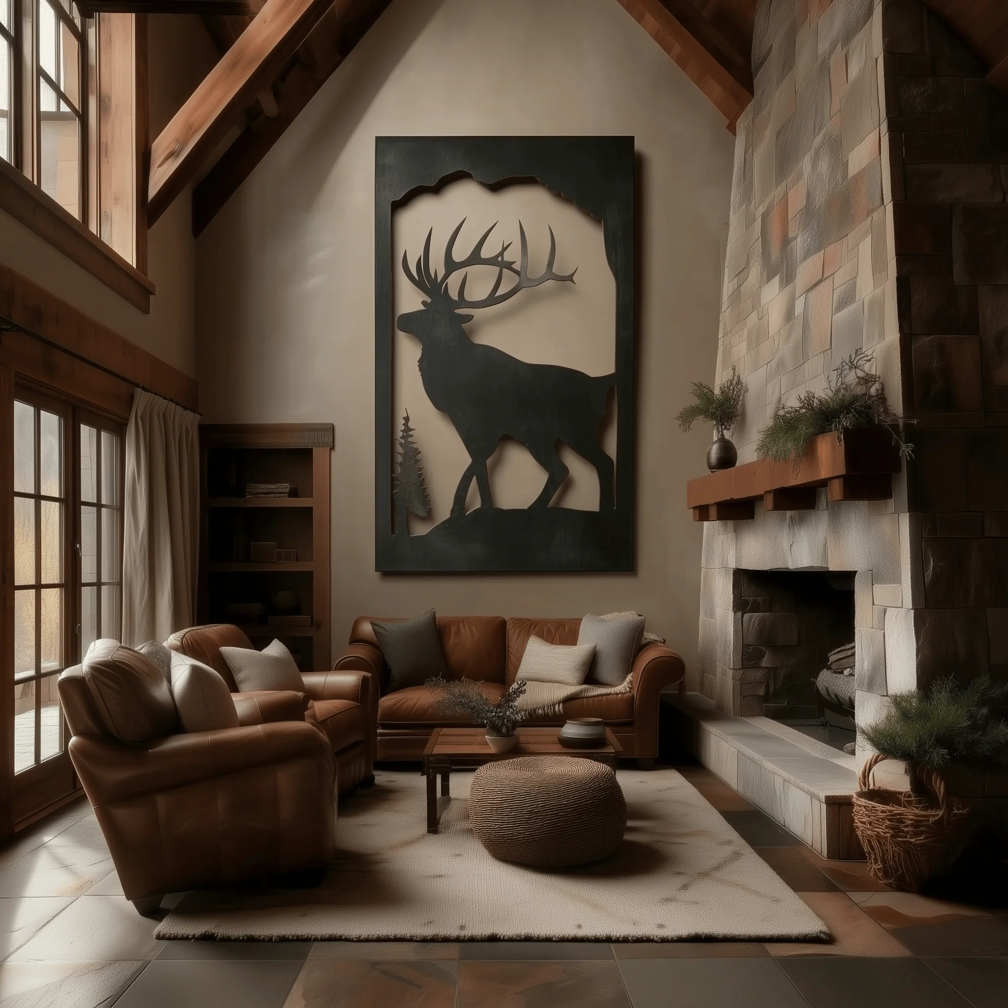 The Elk - Metal Wall Art - Forge