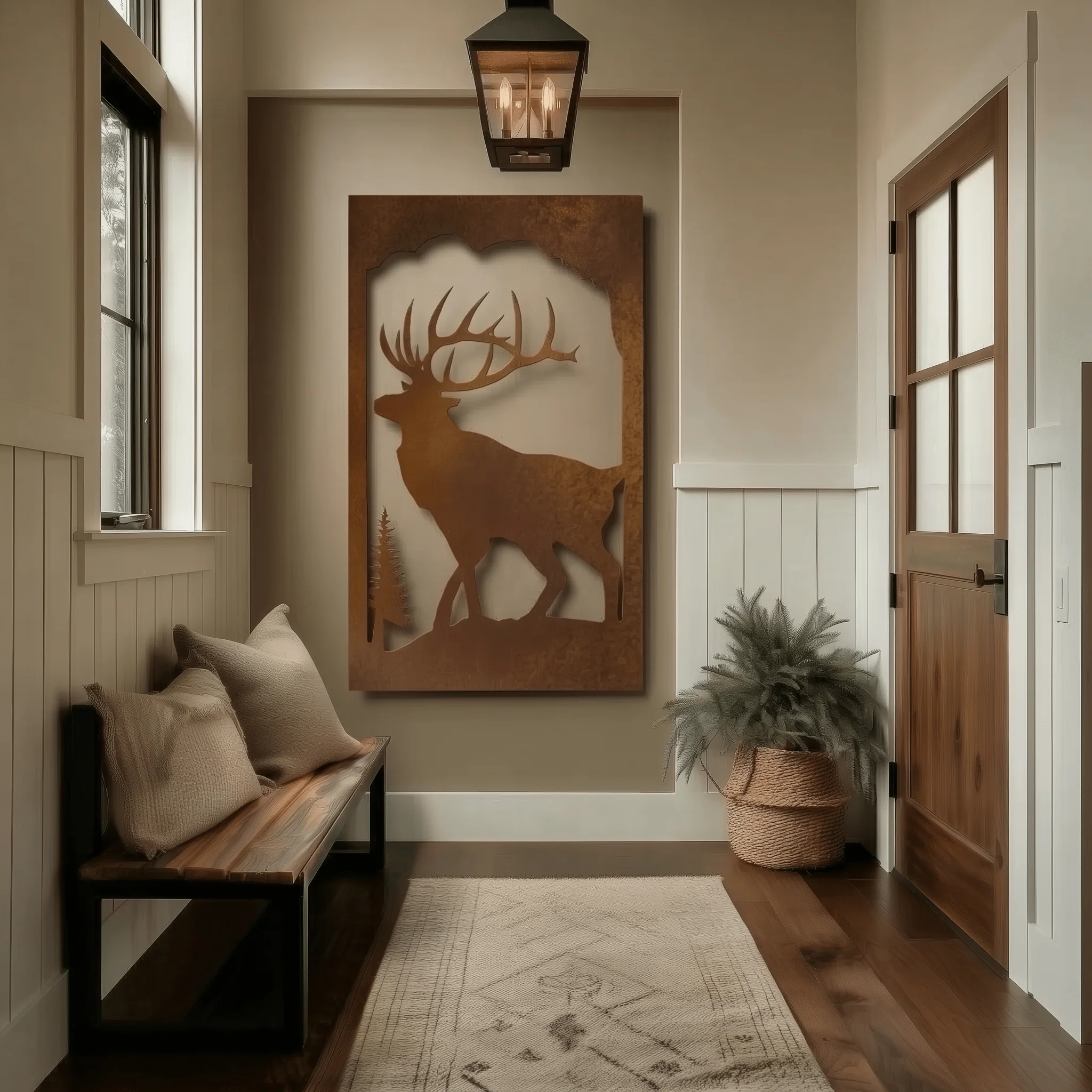The Elk - Metal Wall Art - Oxide - Image 2