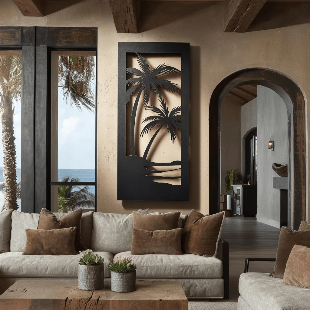 The Florida Palm Trees - Metal Wall Art - Forge - Image 3