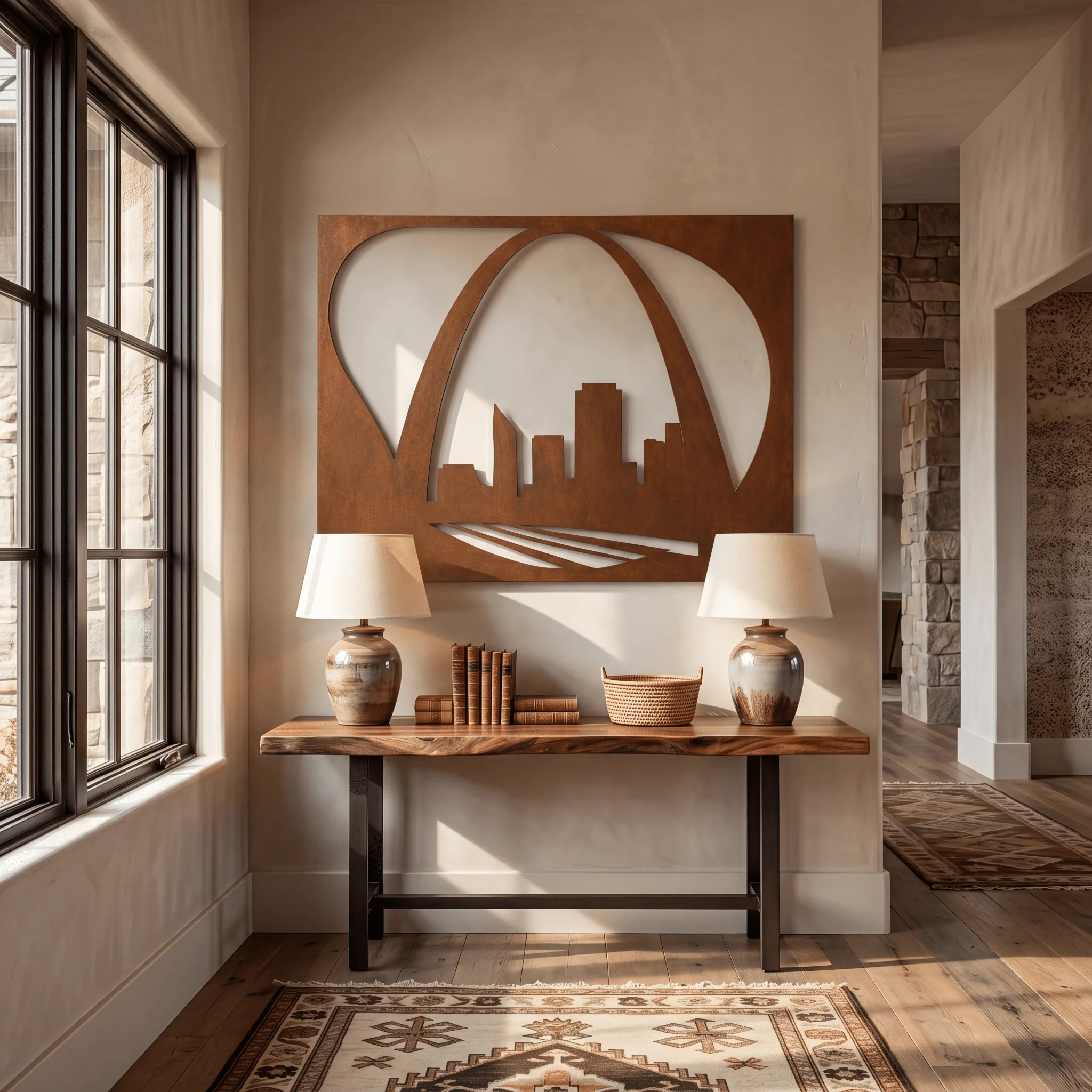 The Gateway Arch - Metal Wall Art - Oxide