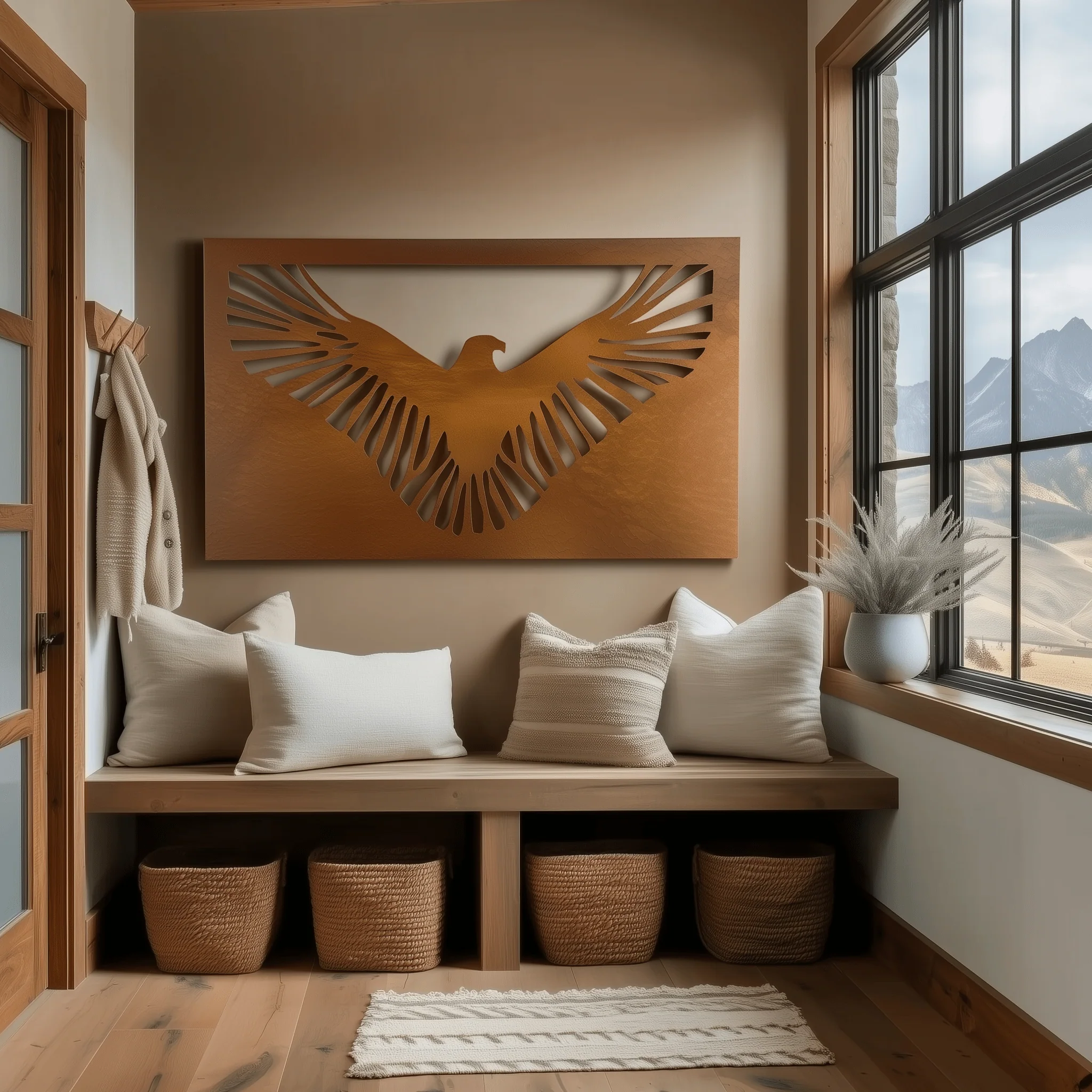 The Golden Eagle - Metal Wall Art - Oxide - Image 3