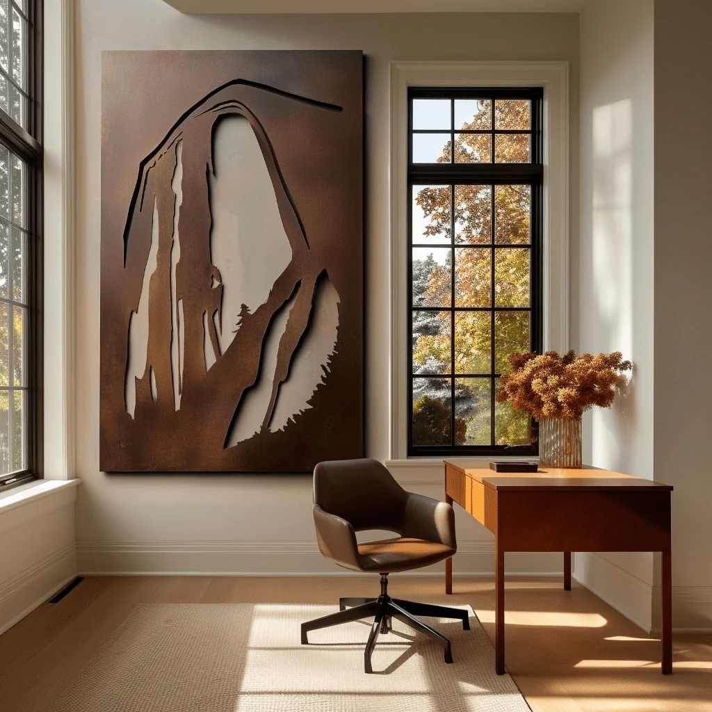 The Half Dome - Metal Wall Art - Oxide - Image 2