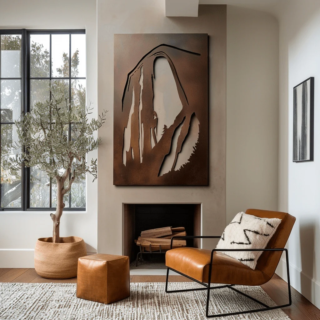 The Half Dome - Metal Wall Art - Oxide - Image 3
