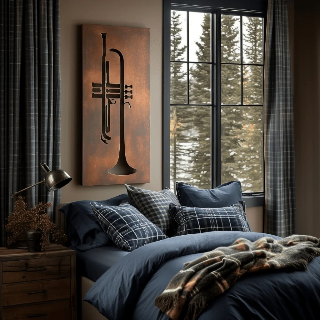 The Horn - Metal Wall Art - Oxide - Image 3