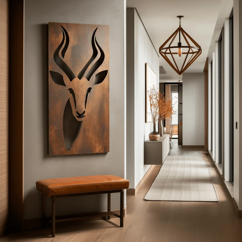The Impala - Metal Wall Art - Oxide