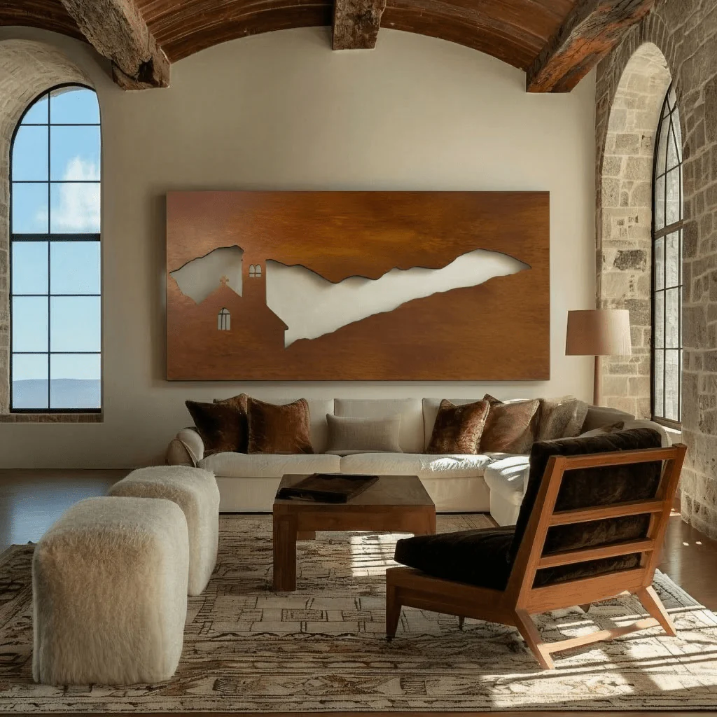 The Keep - Metal Wall Art - Oxide