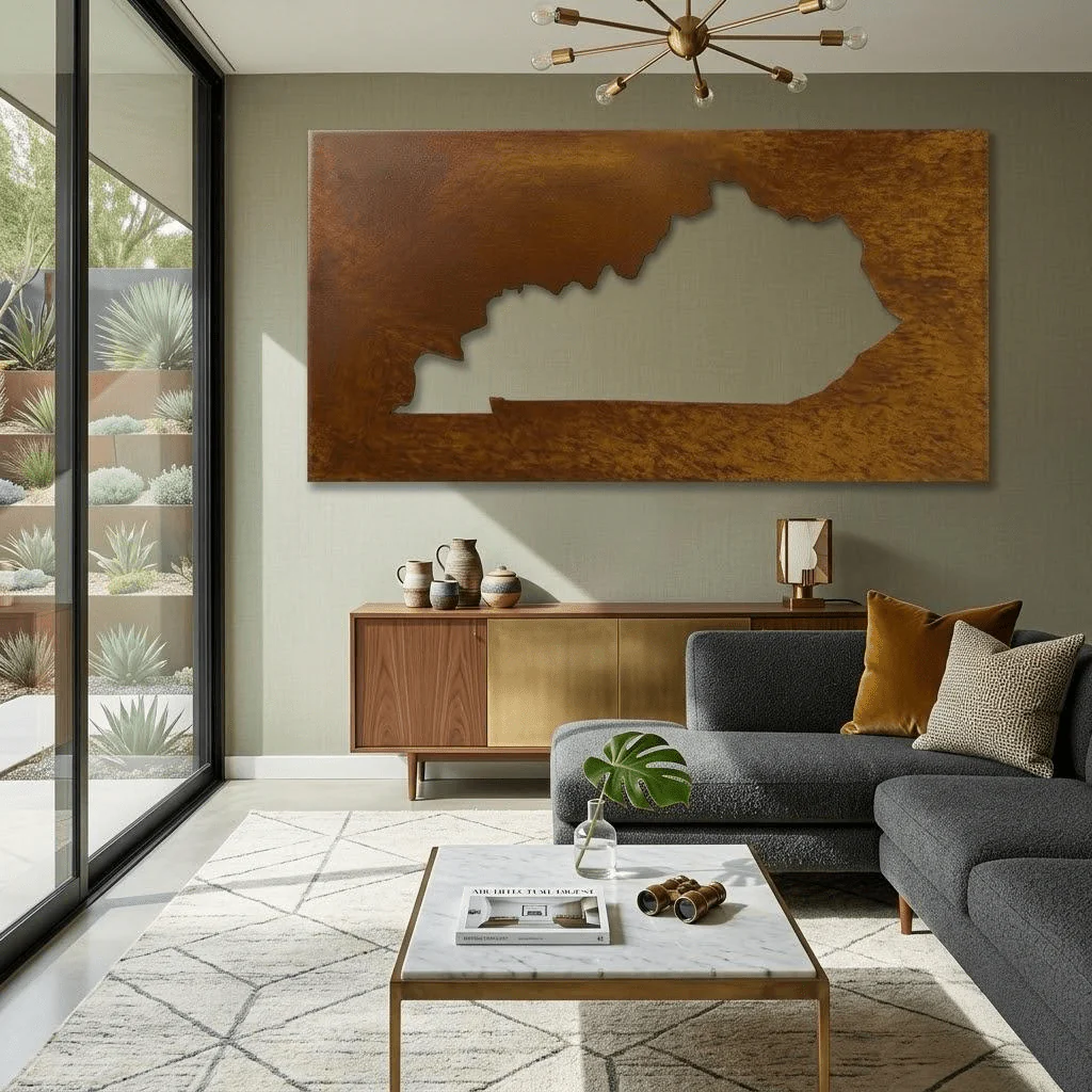 The Kentucky - Metal Wall Art - Oxide - Image 5