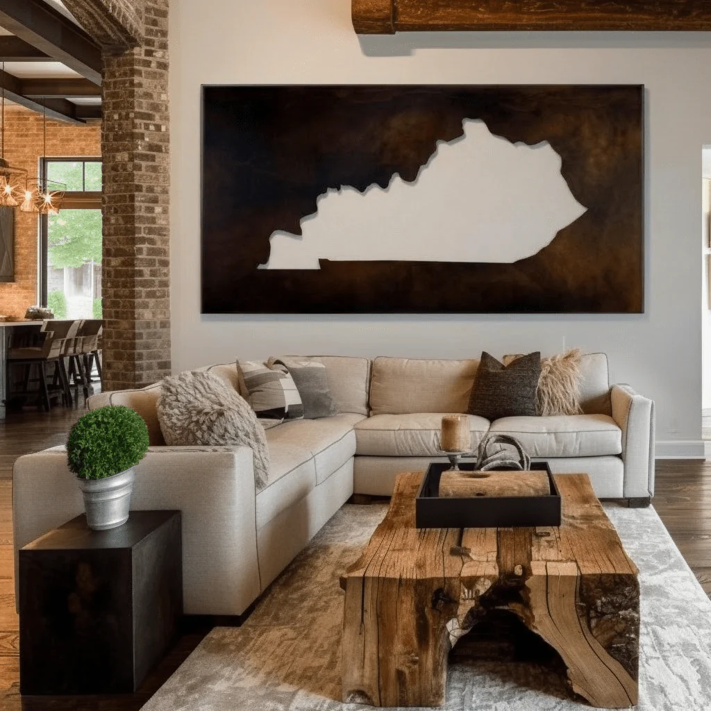 The Kentucky - Metal Wall Art - Umber - Image 5