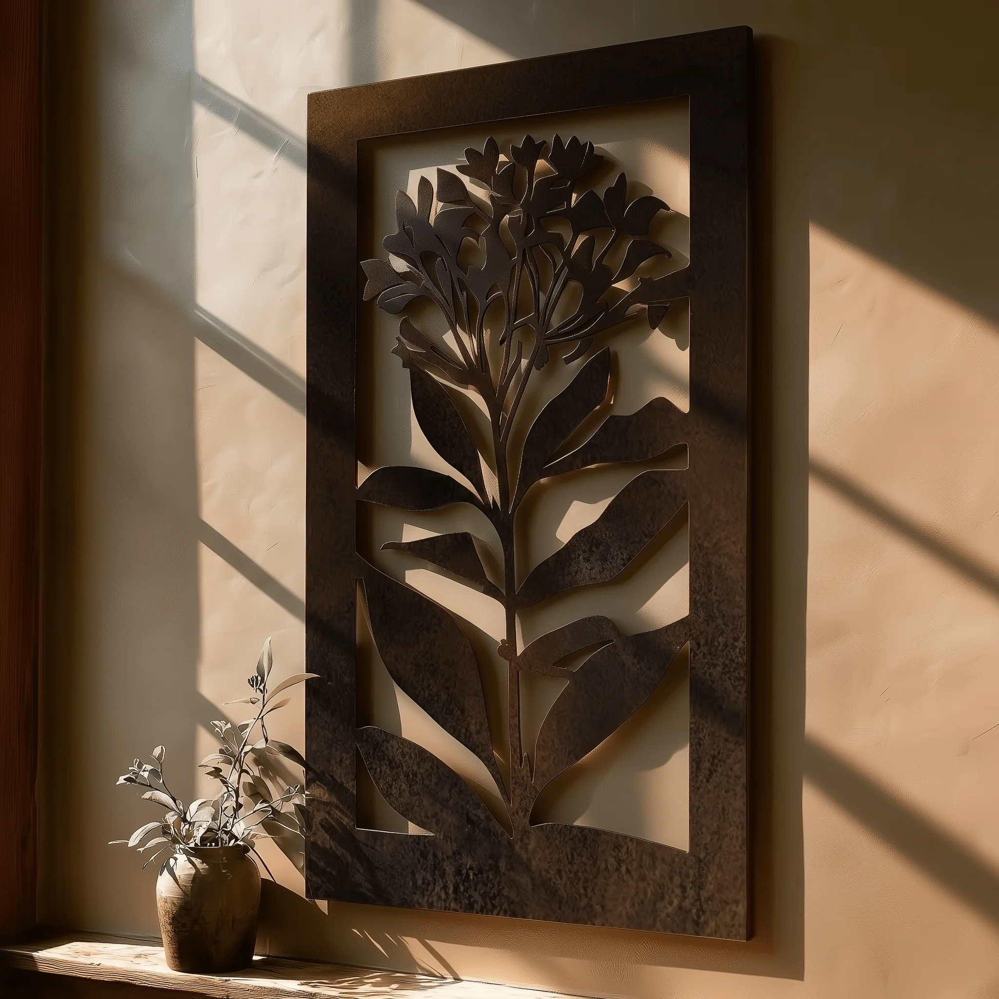 The Lilac - Metal Wall Art - Umber - Image 4