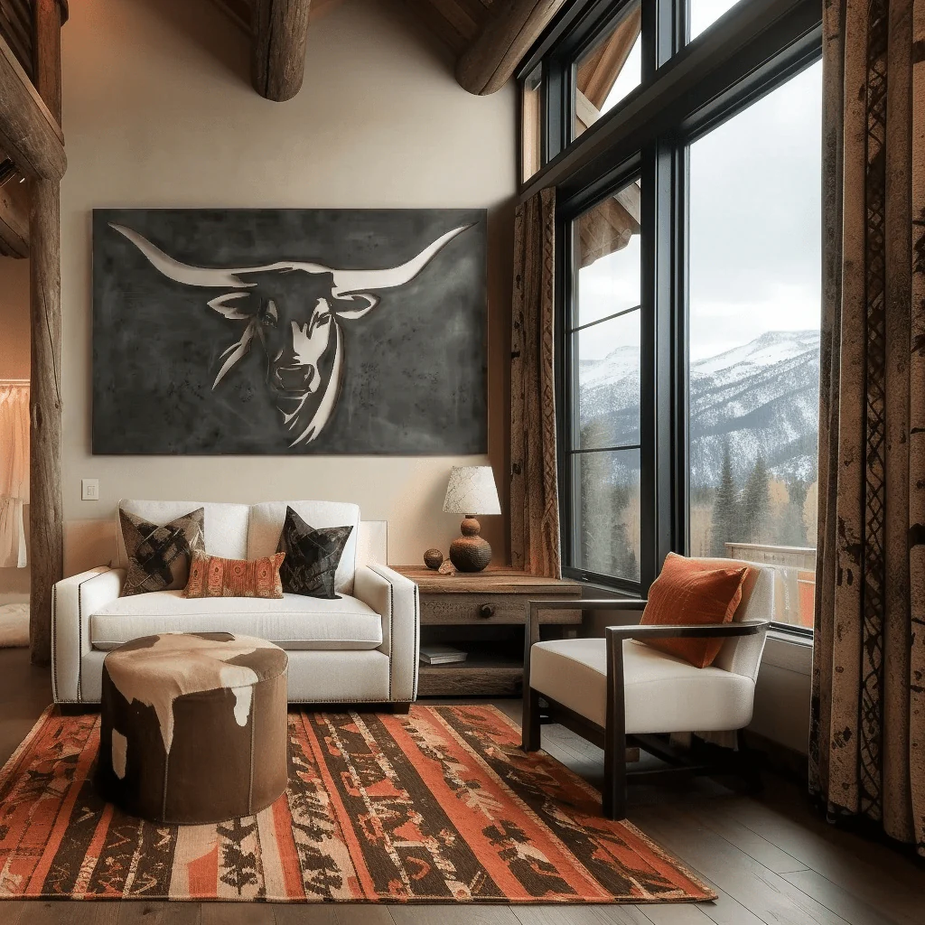 The Longhorn - Metal Wall Art - Forge - Image 2