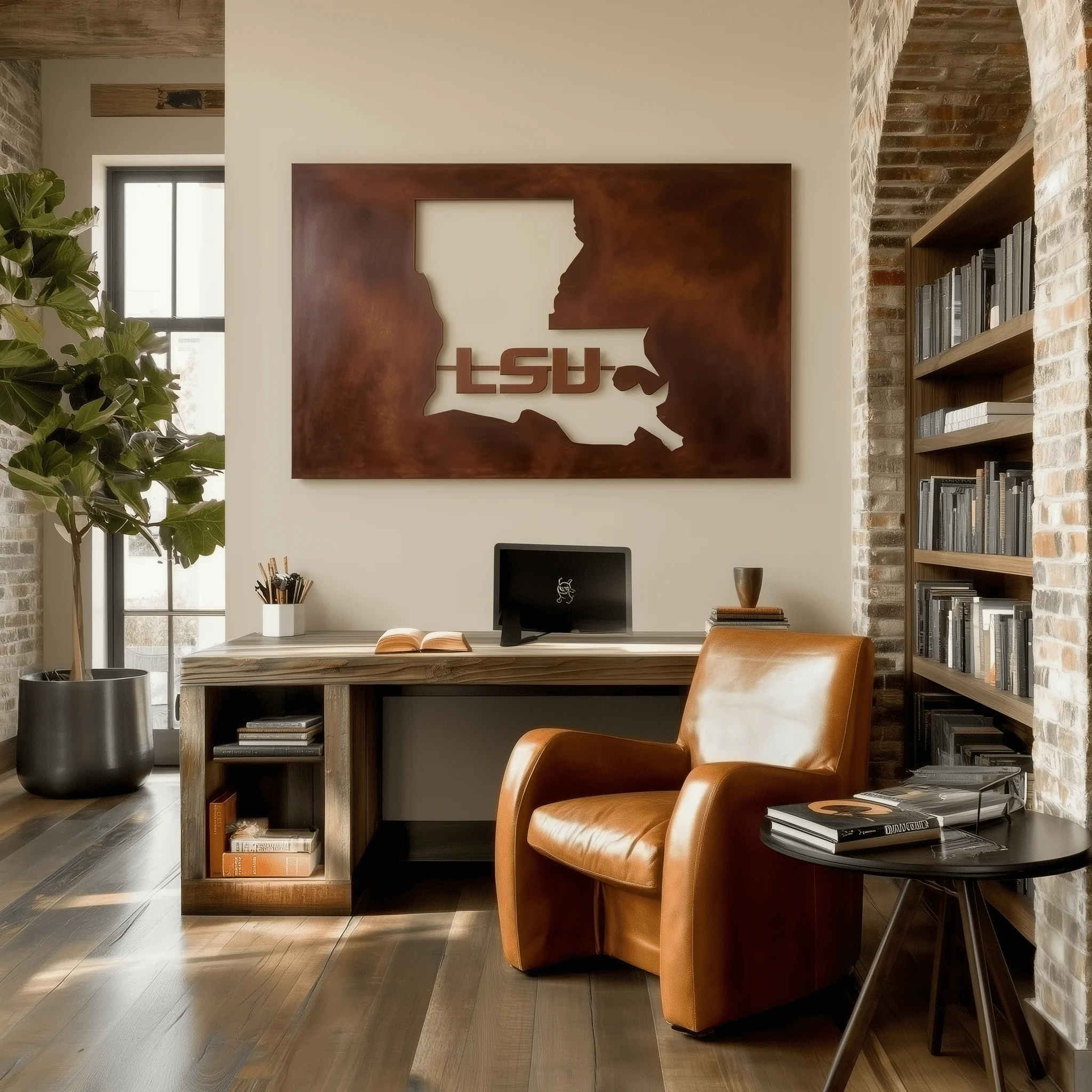 The Louisiana - Metal Wall Art - Landscape - Oxide - Image 3