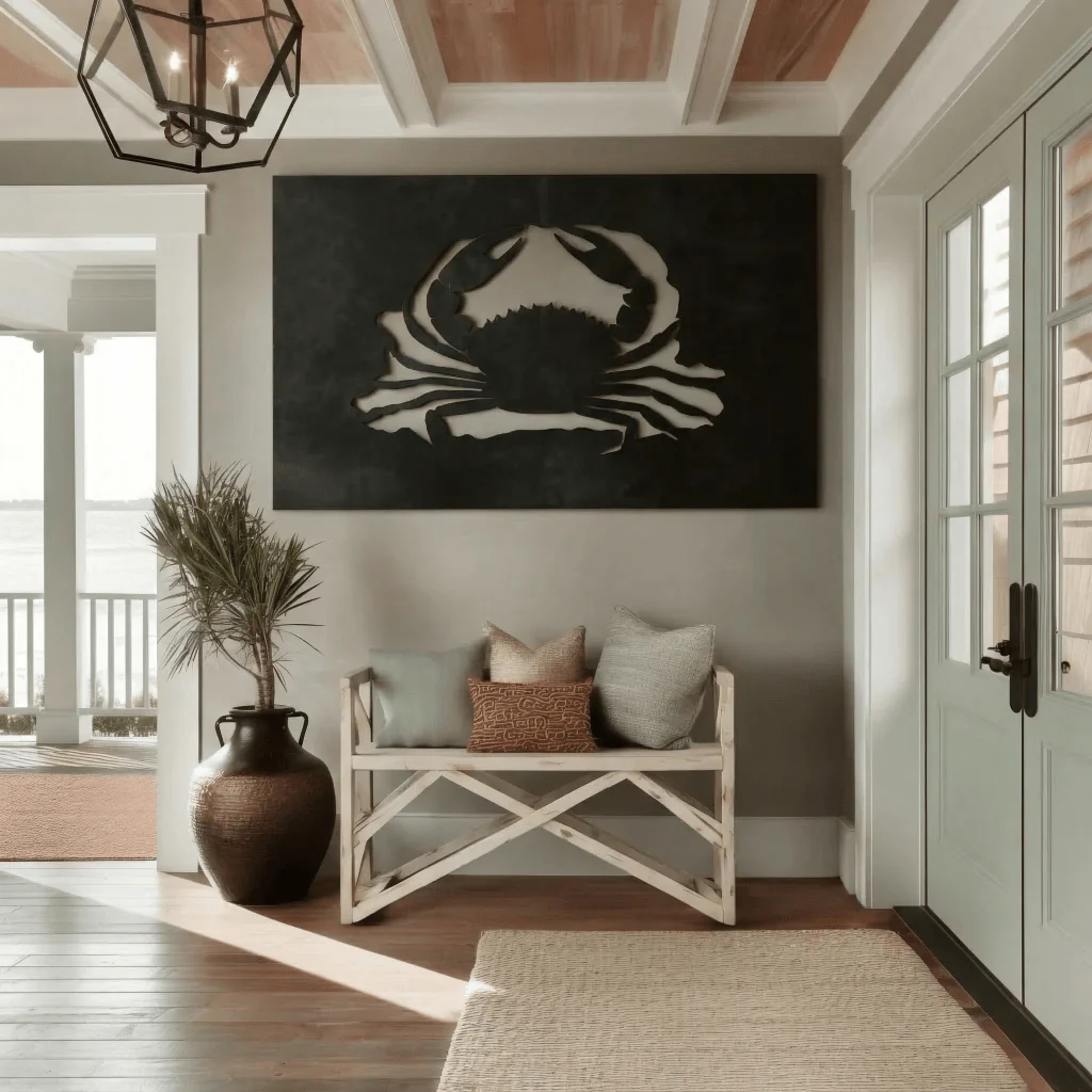 The Mud Crab - Metal Wall Art - Forge