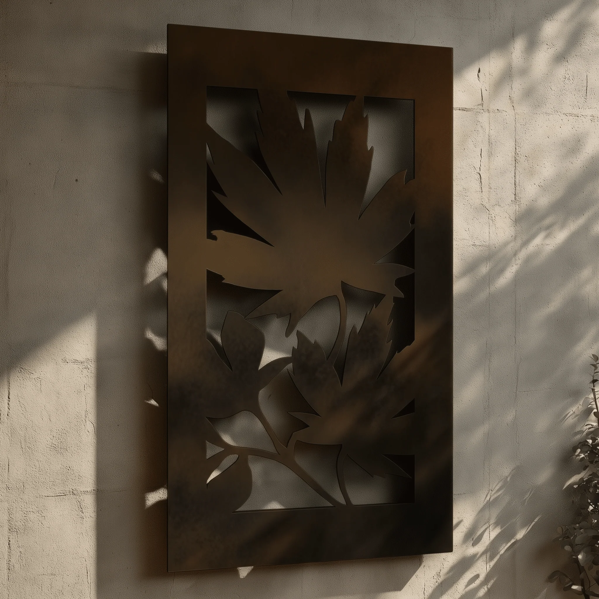 The Maple - Metal Wall Art - Umber