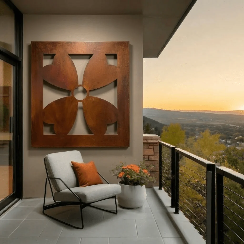 The Missouri Dogwood - Metal Wall Art - Oxide - Image 3