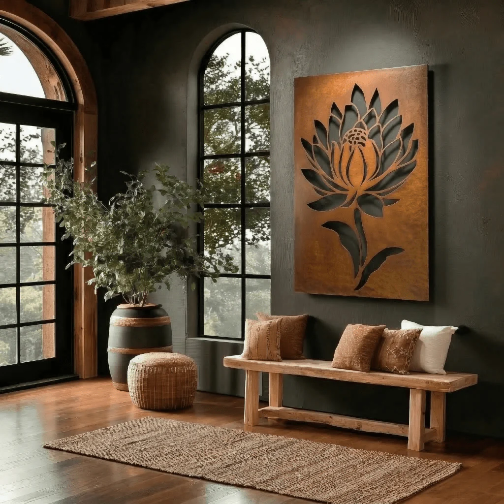 The Montana Bitterroot - Metal Wall Art - Oxide - Image 3