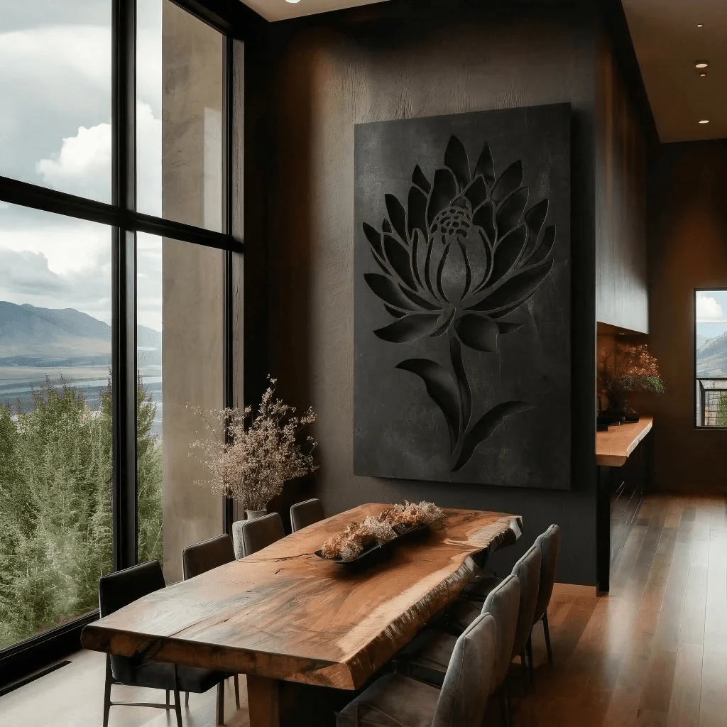 The Montana Bitterroot - Metal Wall Art - Forge