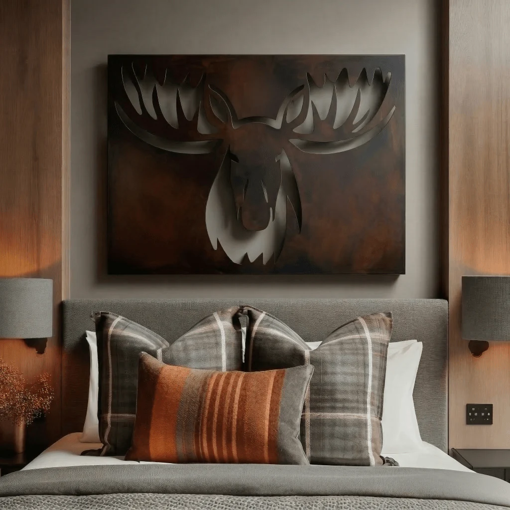 The Moose - Metal Wall Art - Umber - Image 2