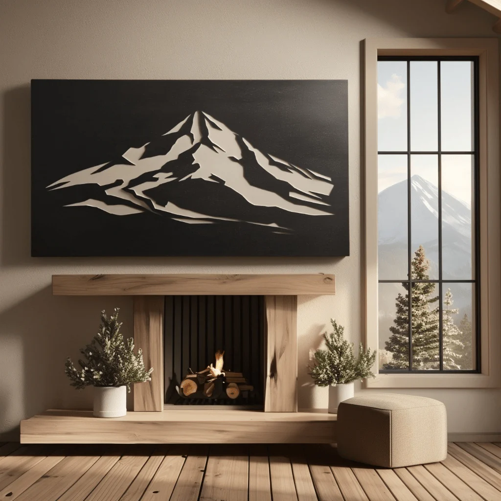 The Mount Bachelor - Metal Wall Art - Forge - Image 3