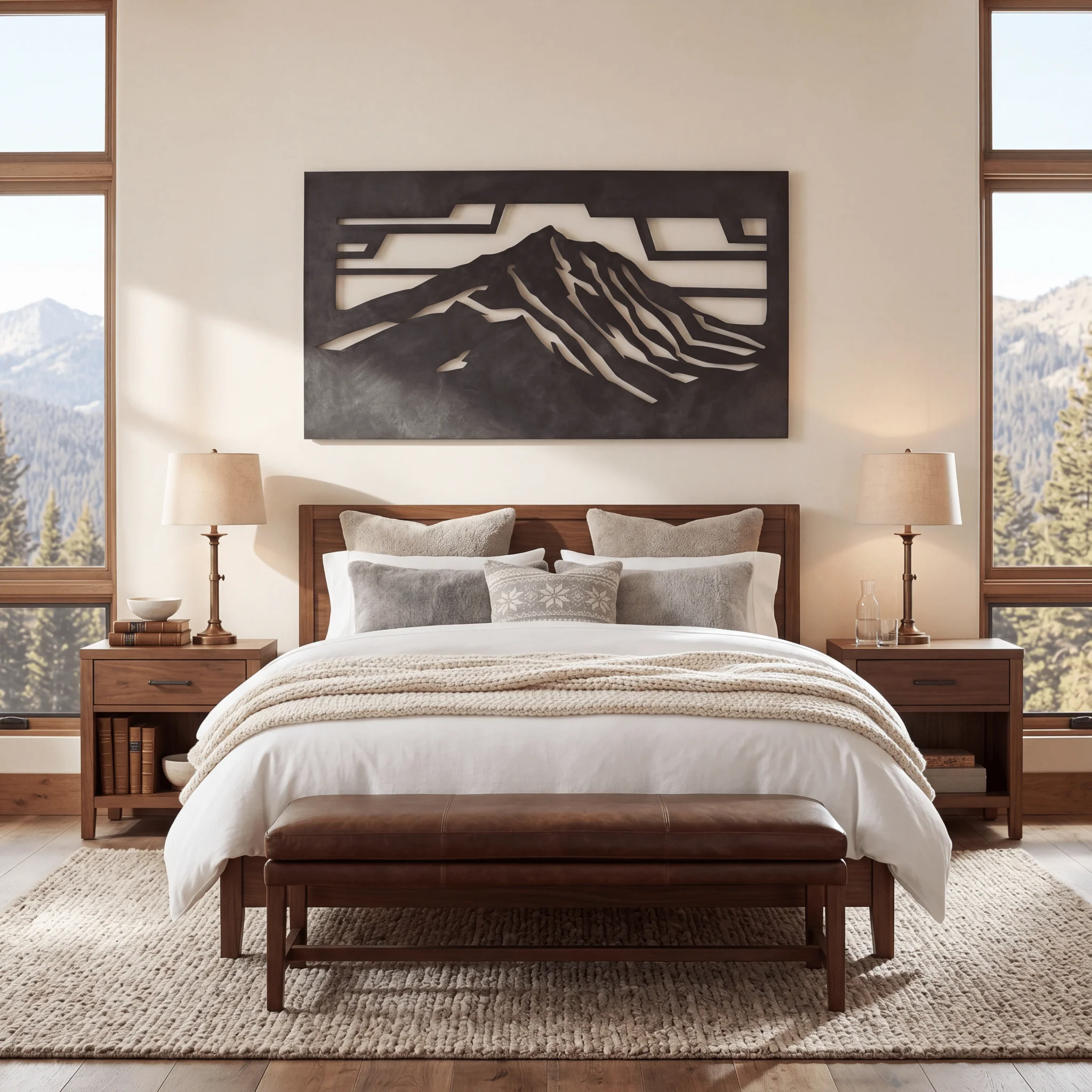 The Mount Katahdin - Metal Wall Art - Forge