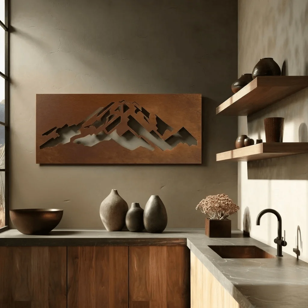 The Mount Rainier - Metal Wall Art - Oxide - Image 3