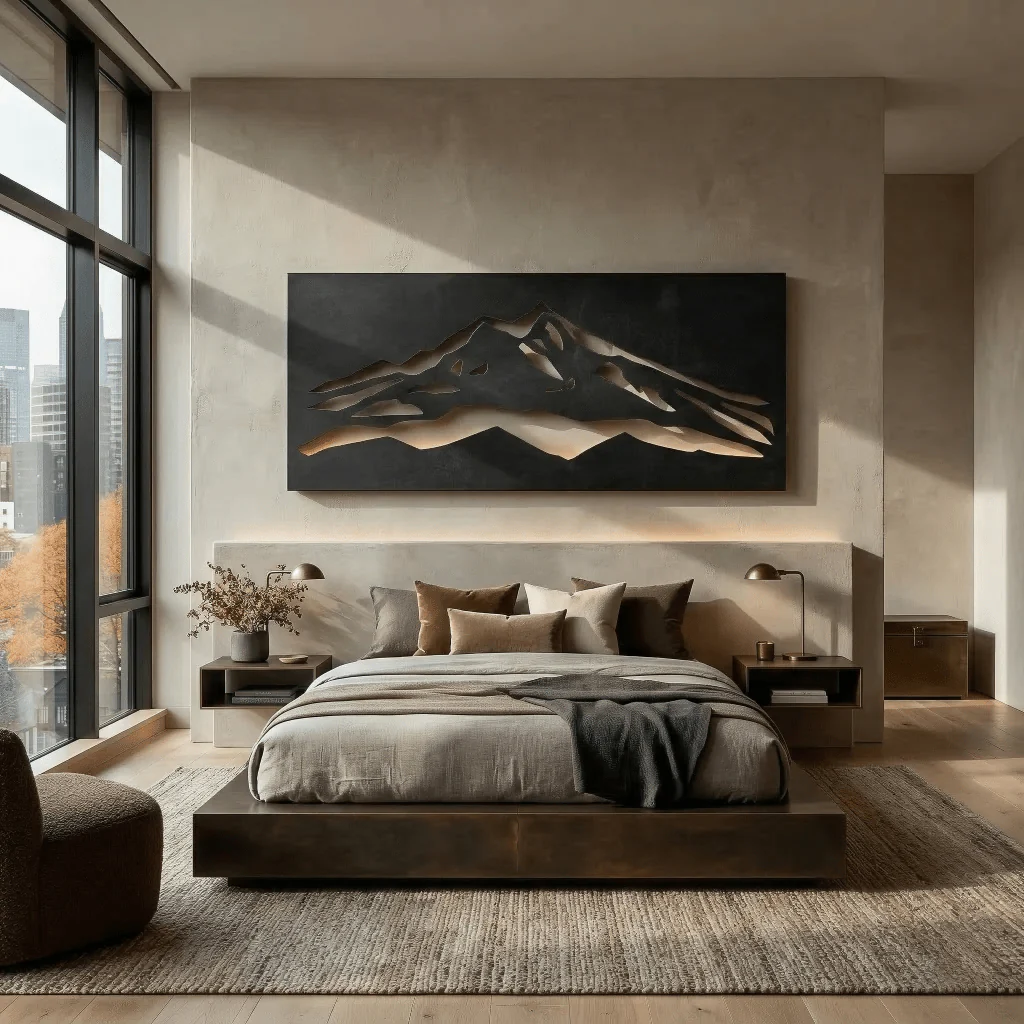 The Mount Shasta - Metal Wall Art - Forge