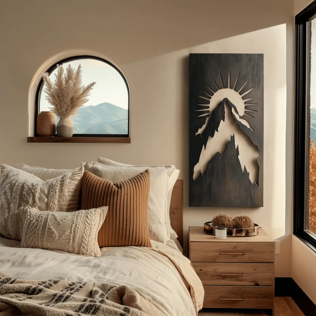 The Mount Whitney - Metal Wall Art - Umber - Image 3