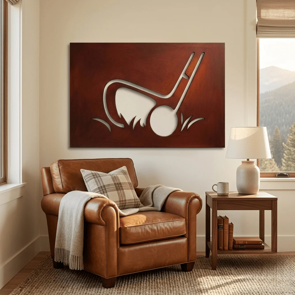 The Precision Chip - Metal Wall Art - Oxide - Image 2