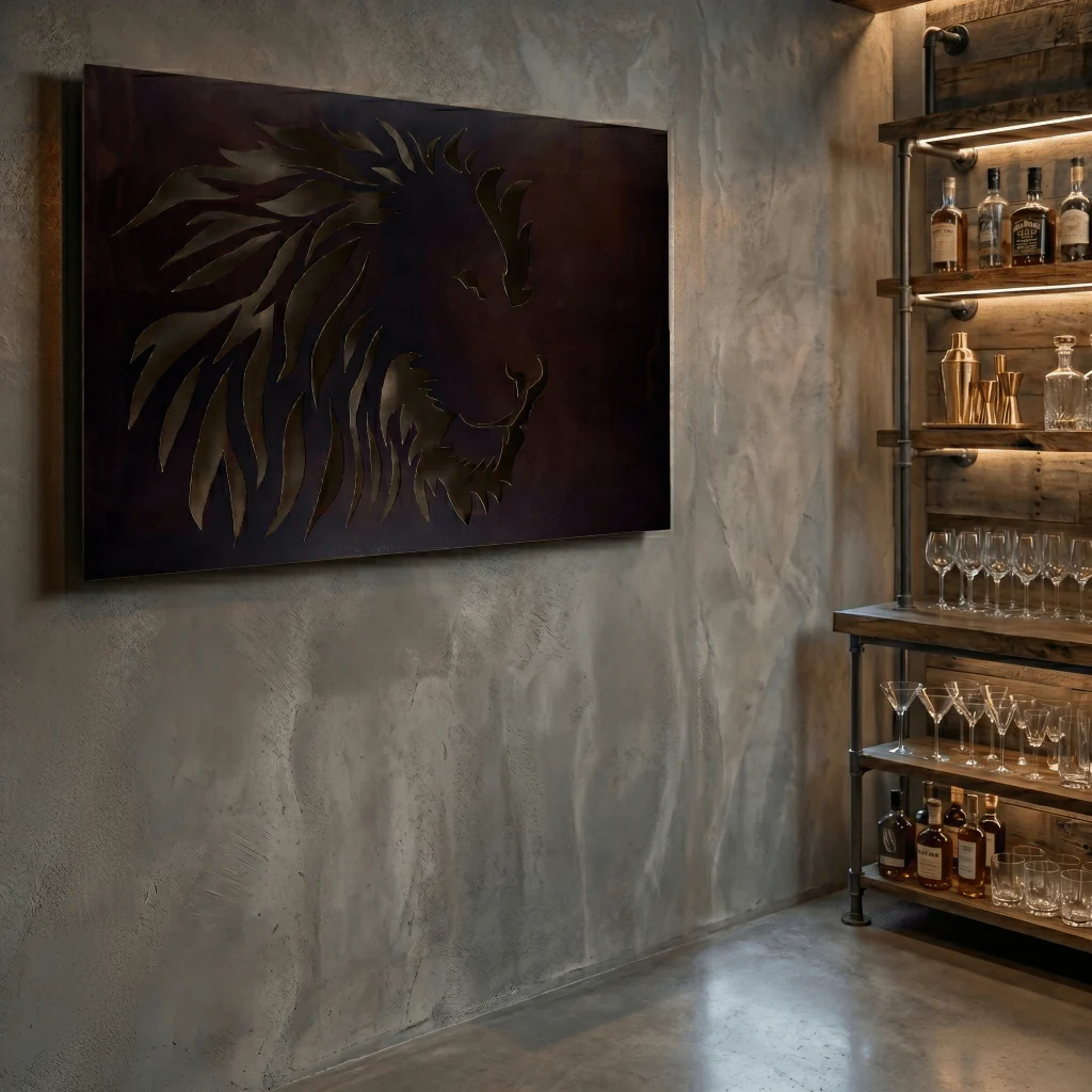 The Pride - Metal Wall Art - Umber