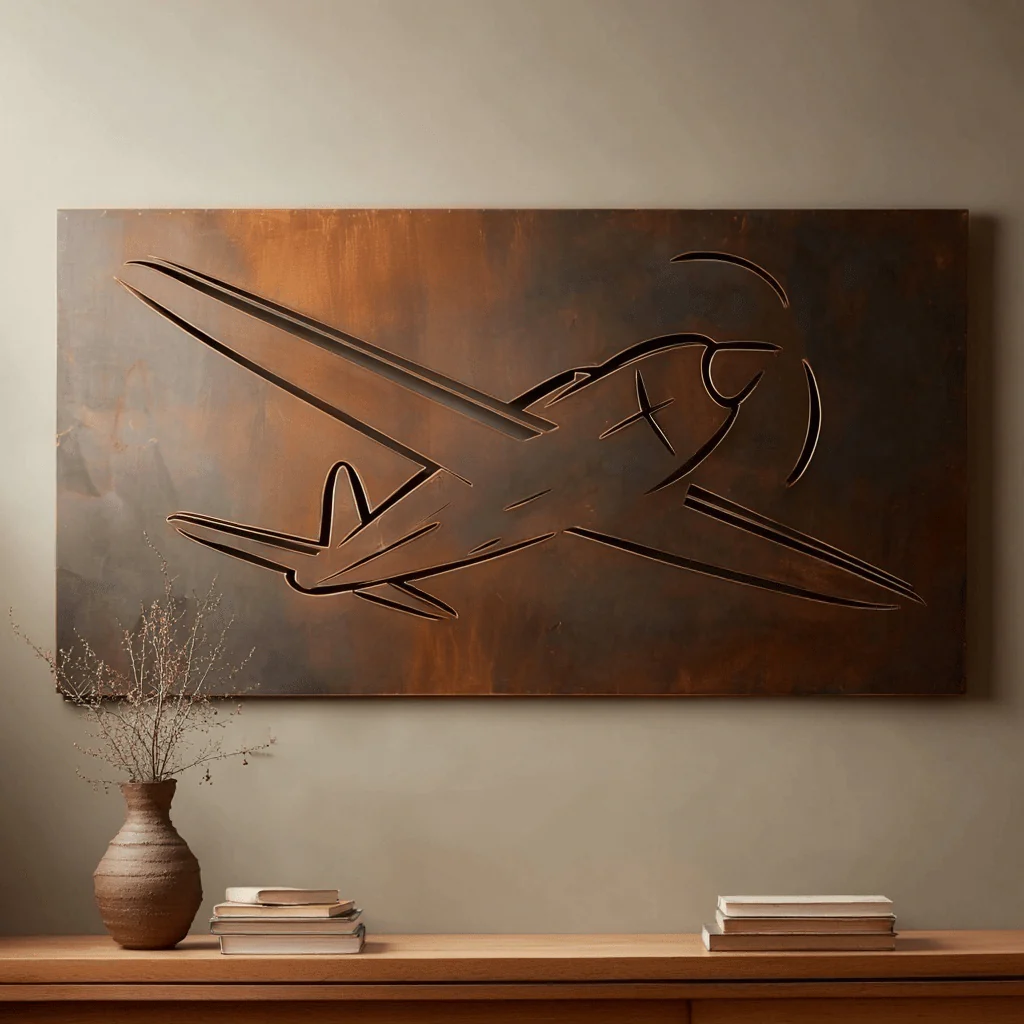 The Propeller - Metal Wall Art - Oxide - Image 3