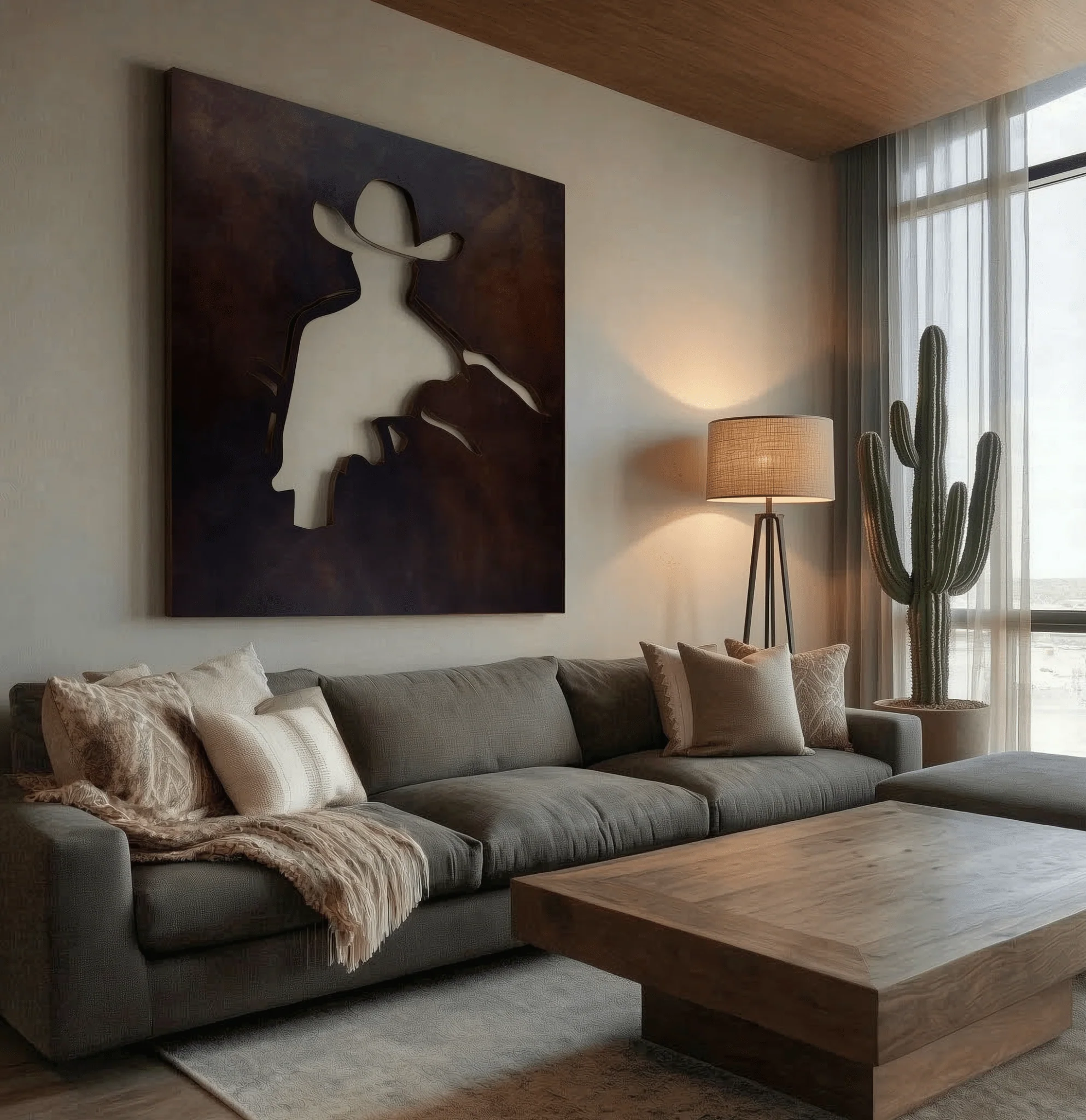 The Redwind - Metal Wall Art - Umber