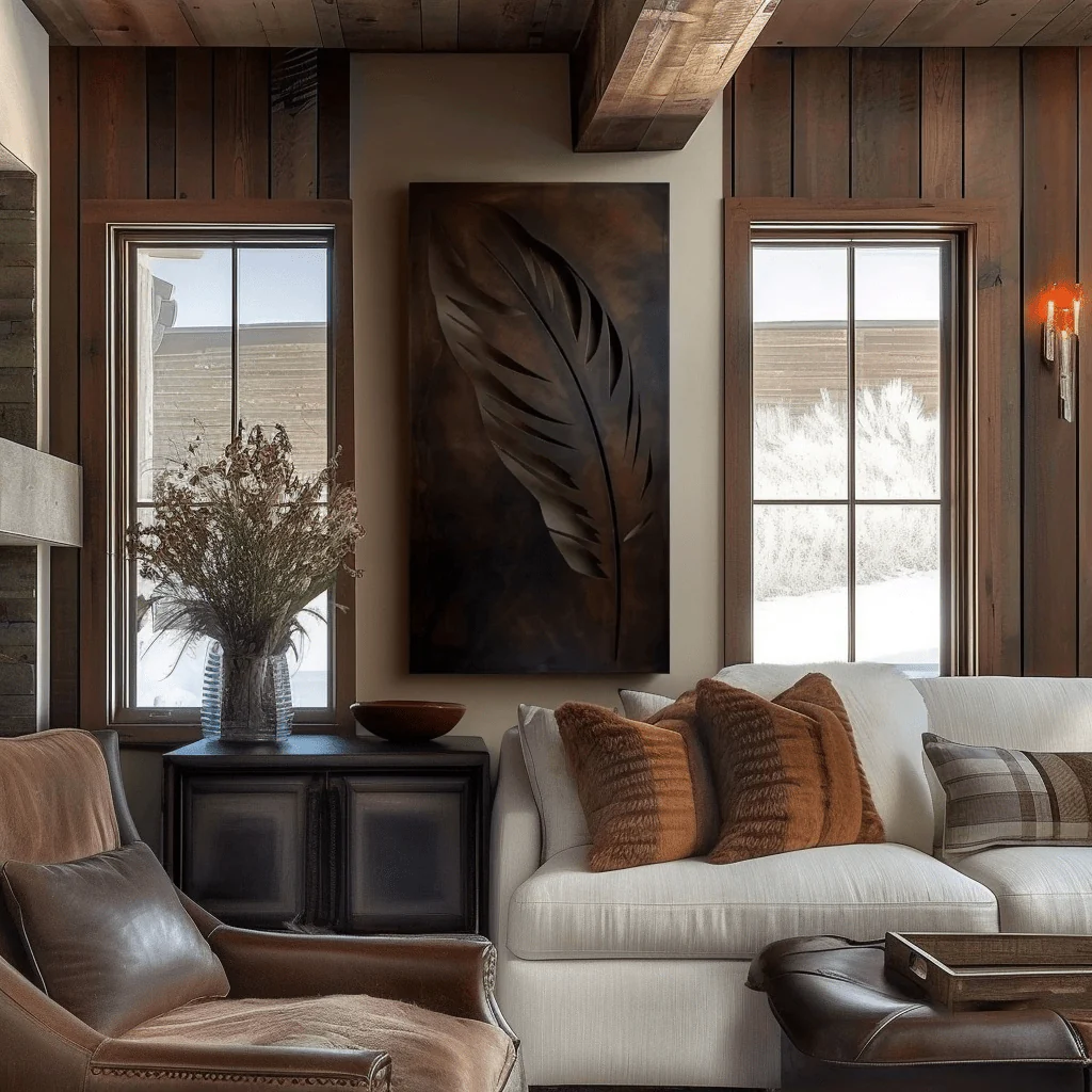 The Refuge - Metal Wall Art - Umber
