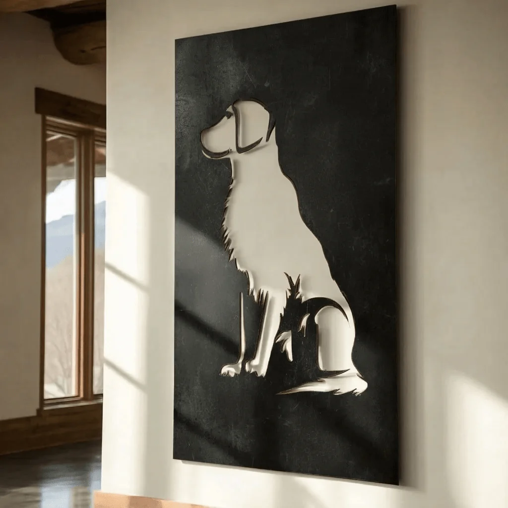The Retriever - Metal Wall Art - Forge