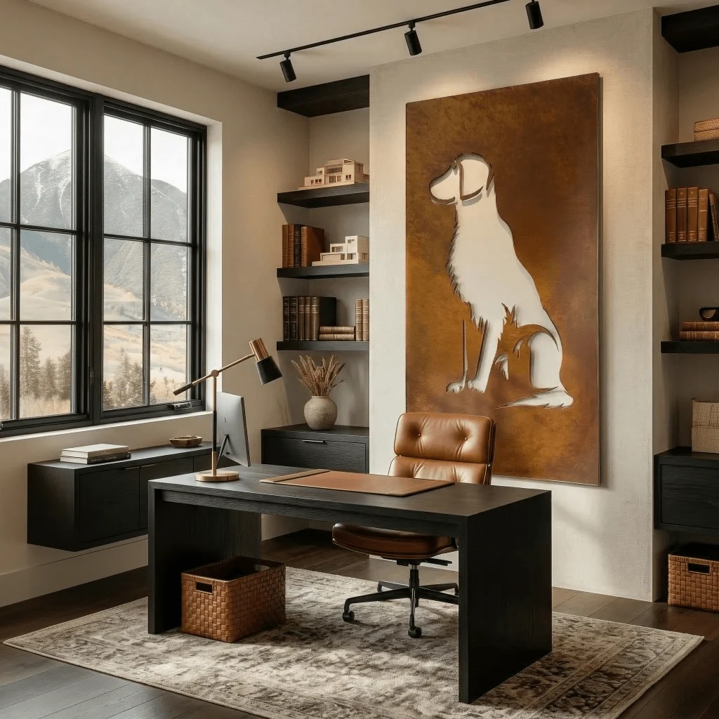 The Retriever - Metal Wall Art - Oxide - Image 3