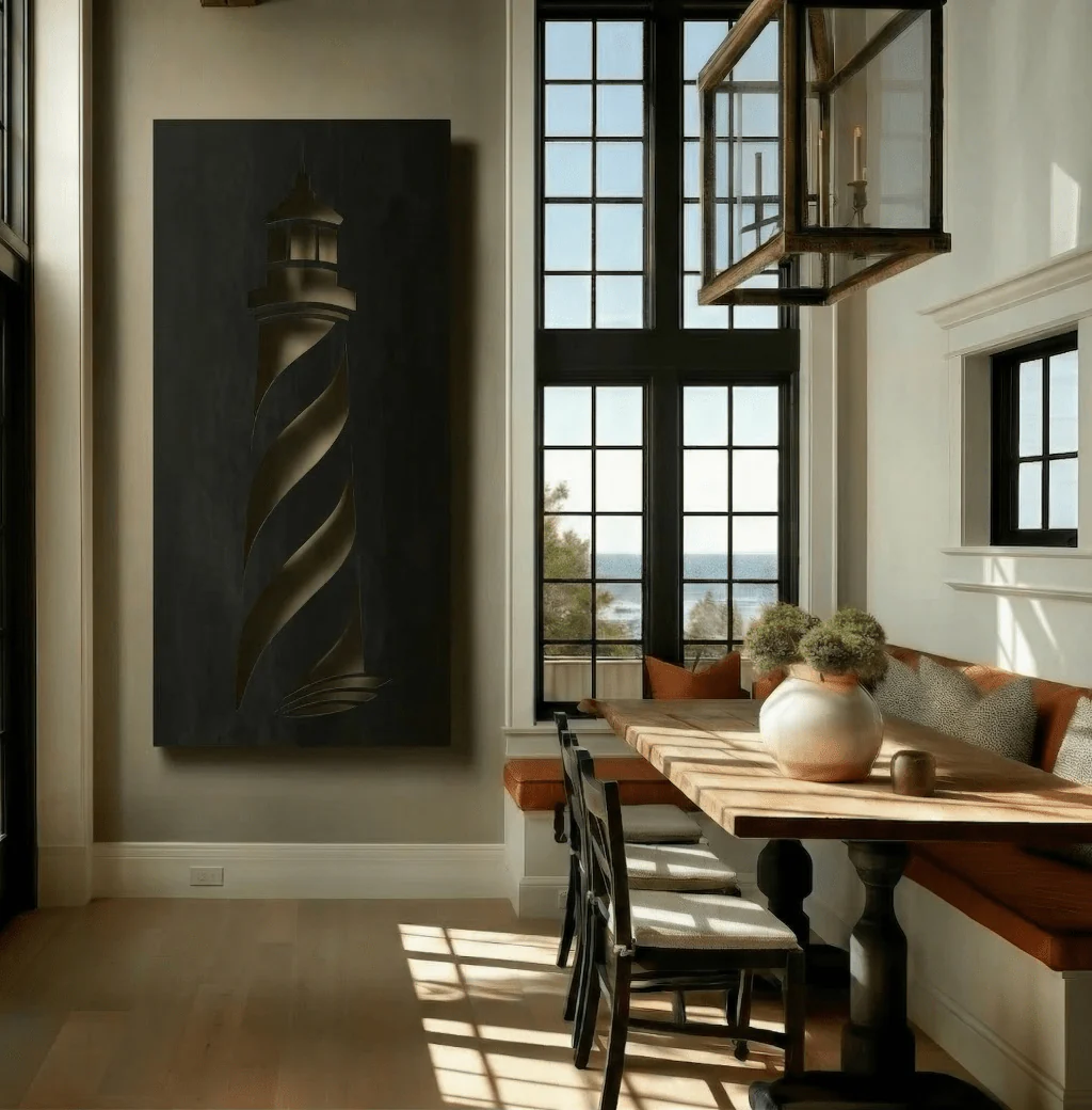 The Rhode Island Lighthouse - Metal Wall Art - Forge