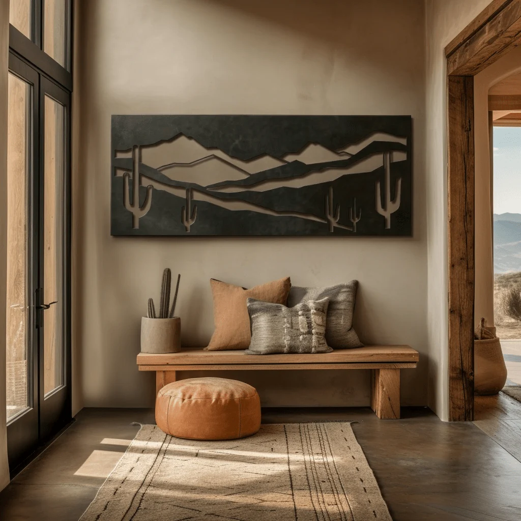 The Rincon Mountains - Metal Wall Art - Forge