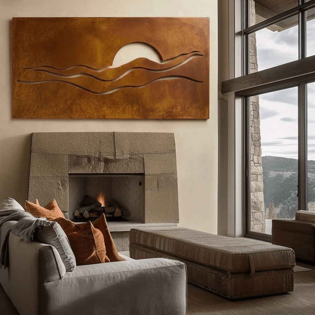 The Rise - Metal Wall Art - Oxide - Image 2