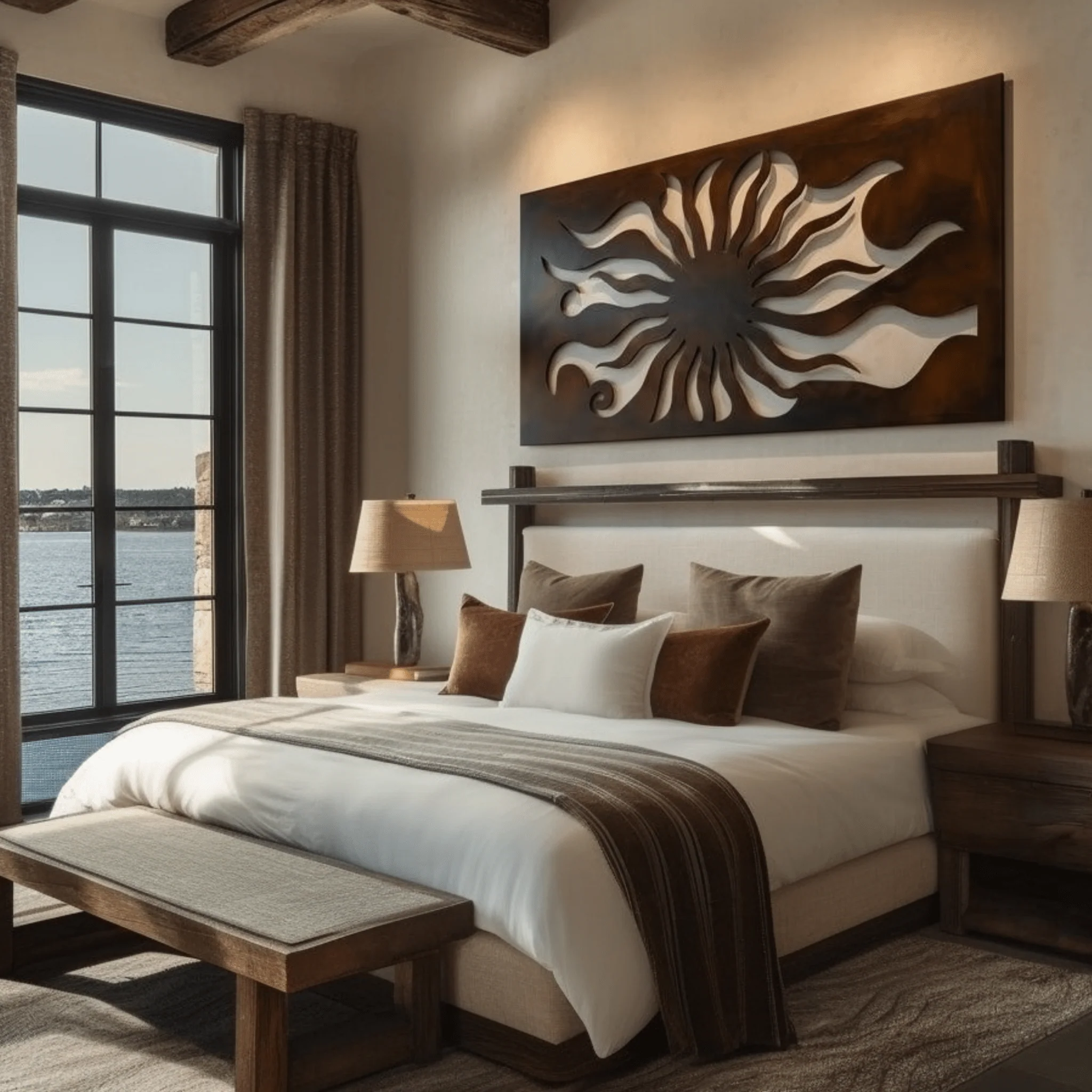 The Sol - Metal Wall Art - Umber - Image 3
