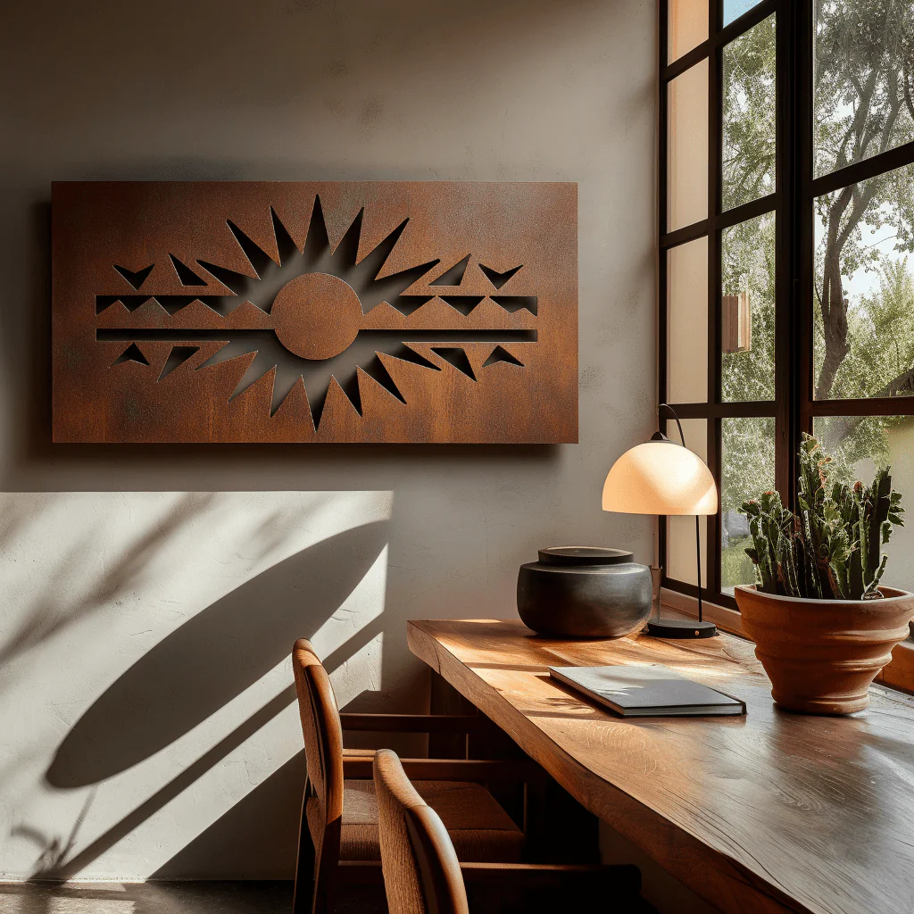 The Solana - Metal Wall Art - Oxide - Image 3