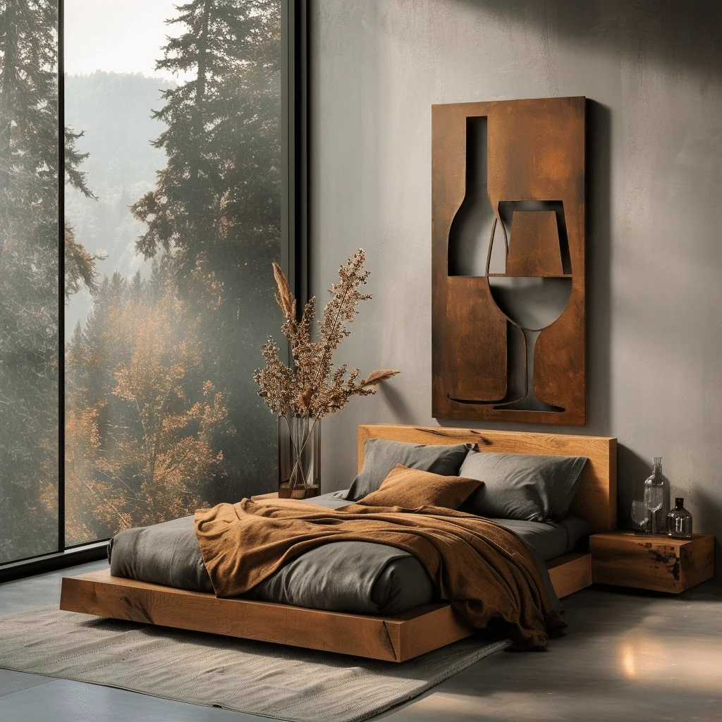 The Sommelier - Metal Wall Art - Oxide - Image 3