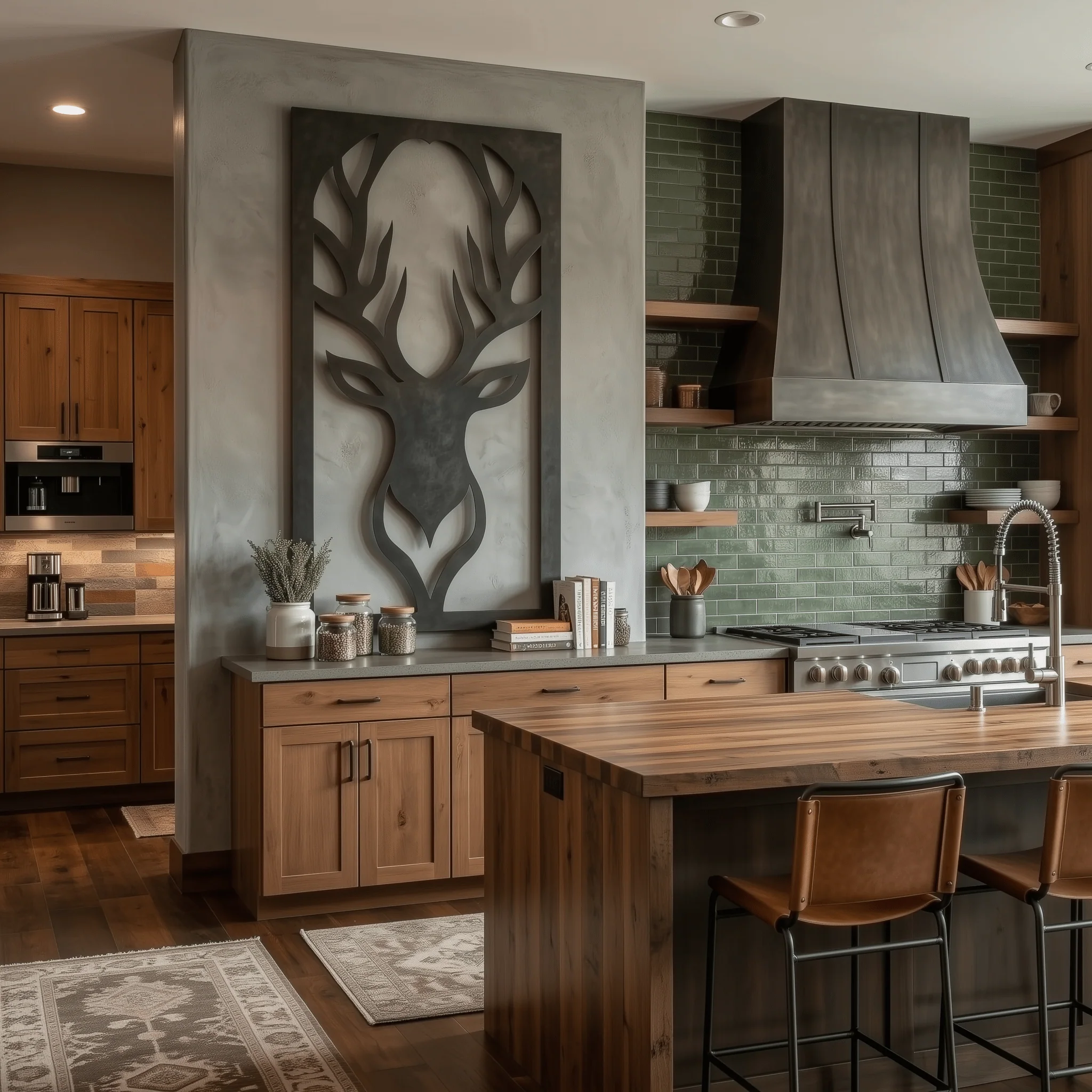 The Stag - Metal Wall Art - Forge